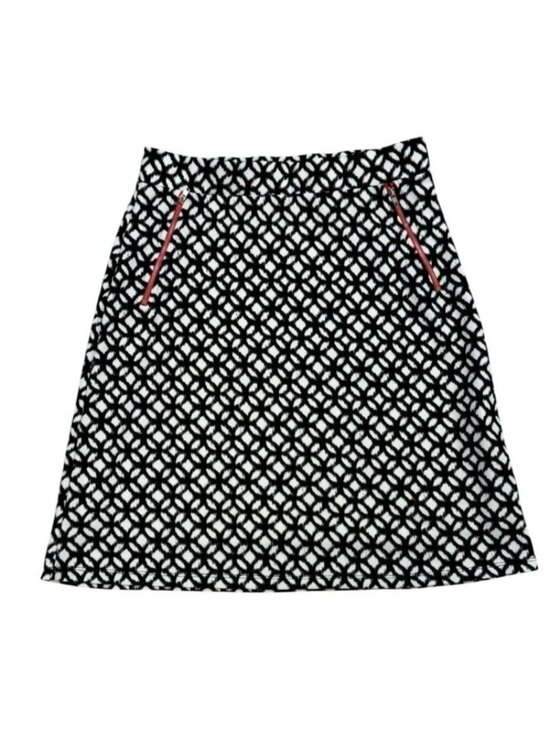 Le Lis Dresses & Skirts - Le Lis Textured Mini Skirt Black White Red Zip Large USA